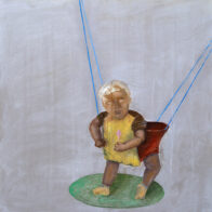 Yassin, 41 x 40 cm, Öl auf Holz, 2003-2020