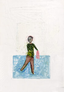 Personae, Öl auf Karton, 30 x 20 cm, 2023